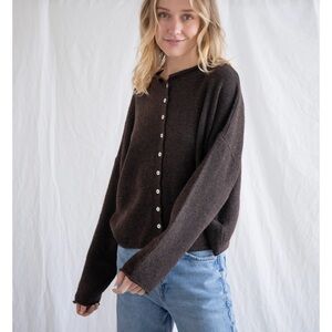 Things Between Chocolate Piper Cardigan